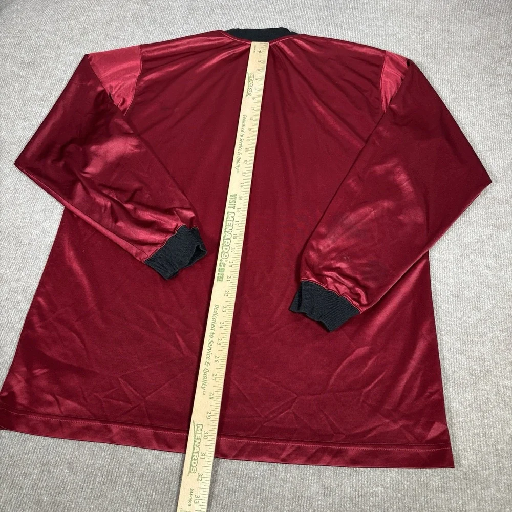 Vintage 90s Nike Jersey Shirt Mens XL Long Sleeve Red Striped‎ Distressed Skater